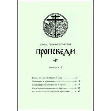 Георгий Кочетков, свящ. Проповеди. Выпуск 3.