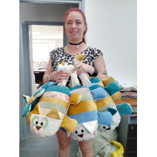 Подушка "Озорной котик"